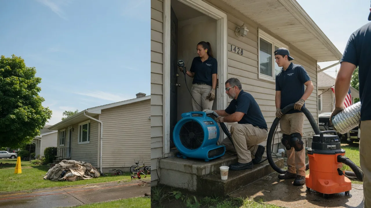 Water Damage Restoration in De Soto, IL near me